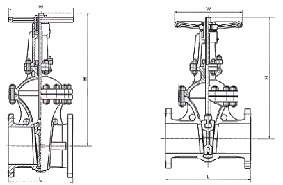 Z41H,Z45H德標法蘭閘閥(圖1)