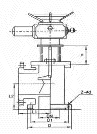 J944X電動(dòng)角式排泥閥(圖1)