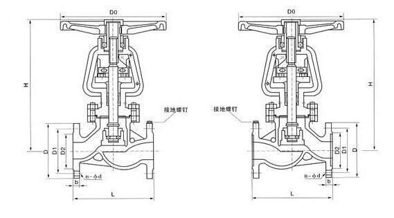 JY41W氧氣專(zhuān)用截止閥(圖1)