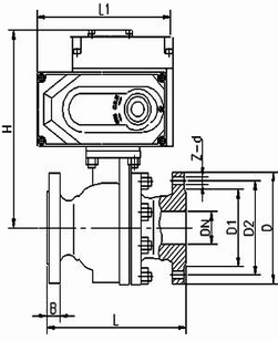 Q941F電動(dòng)調(diào)節(jié)球閥(圖2)