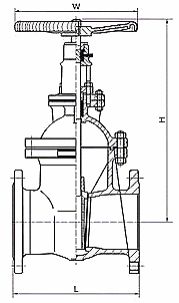 Z41H,Z45H德標法蘭閘閥(圖3)